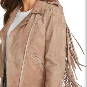 Western Soft Tan Biker jacket